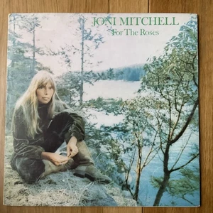 Joni Mitchell-For the Roses 1972 UK 1st Asylum SYLA8753 Gramophone Rimtext A1/B1 - Picture 1 of 16