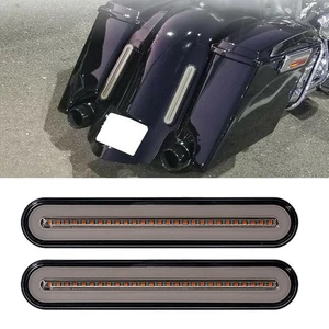 High Visibility LED Rear Fender Lights for Touring Bikes Upgrade Your Safety - Picture 1 of 12