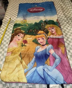 Kid's Pink Disney Princesses Toddler Sleeping Bag Super Clean Vintage - Picture 1 of 5