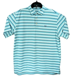 Peter Millar Summer Comfort Men's Blue & Light Blue L Striped Shirt The Wrangler - Picture 1 of 5