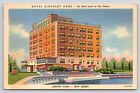 Postkarte Hotel Kingsley Arms, am Deal Lake at the Ocean, Asbury Park, New Jersey