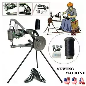 DIY Shoe Repair Machine Making Sewing Hand Manual Cotton/Leather/Nylon Needle - Picture 1 of 12