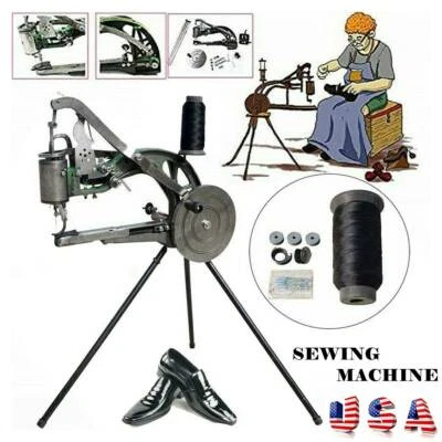 DIY Shoe Repair Machine Making Sewing Hand Manual Cotton/Leather/Nylon Needle - Image 1 of 4
