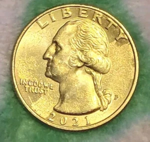 2021 p quarter crossing the delaware LAMINATION Improper Alloy Mix Error - Picture 1 of 8