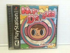 Mr Driller Playstation 1 PS1 RARE Game CIB Black Label Tested