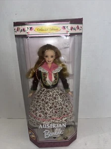 Vintage 1998 Barbie Puppen der Welt Sammleredition österreichische Barbie im Karton - Bild 1 von 7
