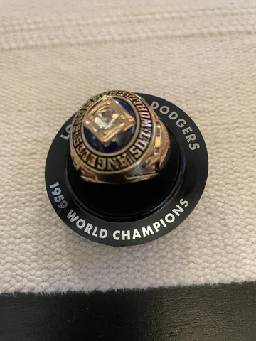 1955 World Series Mystery  Replica Ring SGA 8/23/22 Los Angeles DODGERS 💥 Cover