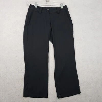 Pantalón corto Nike Golf Tour Performance moderno tiro técnico para mujer talla 2 negro capri Foto 1 de 4