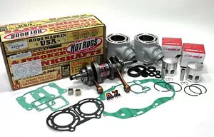 Banshee Triple Ported 370cc Big Bore Zylinder Kolben Kurbel Motor Rebuild Kit - Bild 1 von 7