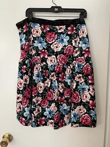 Torrid Super Soft Strapless Peplum Top Floral Size 5 - Bild 1 von 5