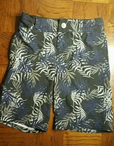 NWOT (small defect) Boys Cherokee Shorts, Blue Palms, sz. 10 - Picture 1 of 3