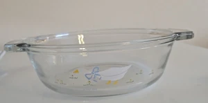 Anchor Hocking 1987 15 QT Casserole Farm Country Geese Dish No Lid Ovenware VTG - Picture 1 of 15