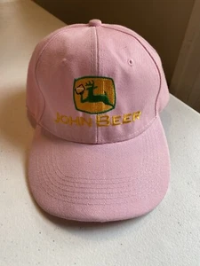 John Beer Pink Golf Baseball Cap Hat Novelty Adjustable ADJUSTABLE WOOL BLEND - Picture 1 of 5