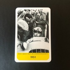 Juan Mangio Fangio 1998 Harenberg Das Quiz Des 20. Jahrhunderts #6035 (German)