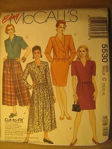 UNCUT Sewing Pattern 1991 McCALL'S  6,8,10 DRESS Jacket SKIRT 5530 [Z180] - Picture 1 of 1