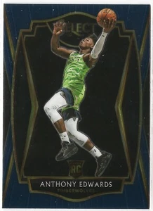 2020-21 Panini Select Anthony Edwards Blue Retail #169 RC - Timberwolves - Picture 1 of 2