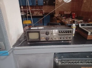 radio portatile sharp 5p-27h, tv a cassetta.- - Imagen 1 de 5