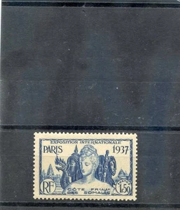 COSTA SOMALÍ SC 144 (YT 146)**EN MUY BUEN ESTADO NH 1937 1F50 AZUL $15 - Imagen 1 de 1