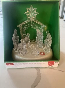 Home Elements LED beleuchtete musikalische Krippe 1N - Bild 1 von 4