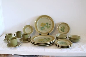 FRANCISCAN PEBBLE BEACH USA EARTHENWARE 20 Pcs 5 Piece Place Set Service for 4 - Picture 1 of 18