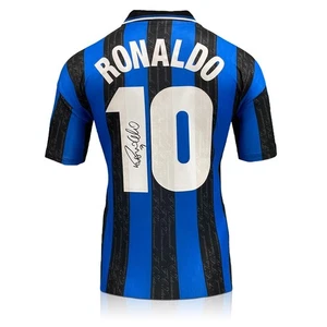 Ronaldo De Lima Signed Inter Milan 1998 Football Shirt - Picture 1 of 4
