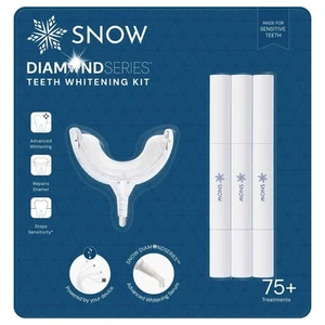 SNOW Diamond Series Kit Sbiancamento Denti Sensibili (3 Sieri) 75+ Trattamenti - NUOVO - Foto 1 di 3