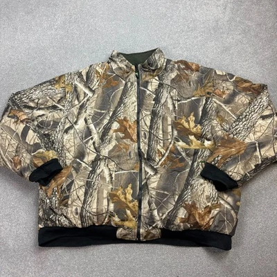 Chaqueta RealTree Adulto 2XL XXL Marrón Ropa de Trabajo Forrada Caza Camuflaje Abrigo Acolchado Hombres* Foto 1 de 4