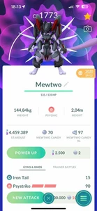 Pokemon Trade GO-Mewtwo Armored 2019 (Guarantee lucky) - Level 50 3move maxed - Picture 1 of 1