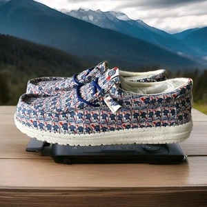 Herren Hey Dude Wally Pabst blaues Band Freizeitschuh - Bild 1 von 5
