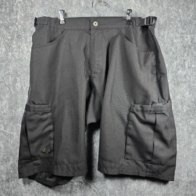 Fox Racing Men's Black XL 14" MTB Downhill Cycling Ranger Utility Cargo Shorts - Image 1 of 4