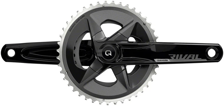 SRAM Rival AXS Crankset with Quarq Power Meter - 172.5mm 12-Speed 43/30t DUB W