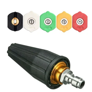 4.0GPM High Pressure Washer Rotating Turbo Nozzle Spray Tip 3600PSI 1/4" Quick - Picture 1 of 15
