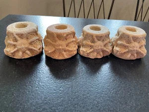 4 Vintage Hayes Parker Sandstone Sunshine Candle Holders - Picture 1 of 6