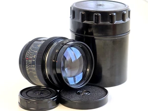 Jupiter-9 85mm F/2, USSR Lens For FED Zorki Leica. M39 mount! s/n: 7324473 - Picture 1 of 9