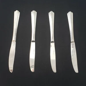 Cuchillos para carne de mantequilla de cena Elana cubiertos de acero inoxidable Hampton 4 piezas - Imagen 1 de 7