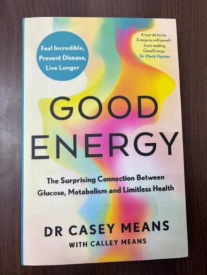 Good Energy by Dr. Casey Means NEW Paperback Foto 1 de 4