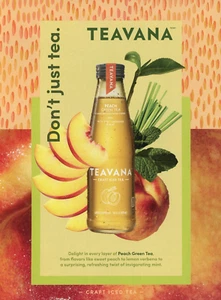 TEAVANA TEA AD #2 RARE 2019 OUT OF PRINT - Picture 1 of 2
