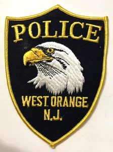 West Orange, New Jersey Police Dept Patch 5.5" - Picture 1 of 2