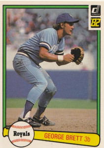 1982 DONRUSS  /  GEORGE BRETT CARD