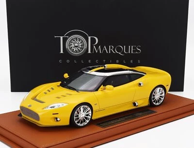MODELLINO AUTO STATICO TOP MARQUES SPYKER C8 AILERON 2011 GIALLO SCALA 1/18 - Immagine 1 di 4