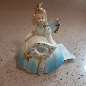 Vintage Josef Original 9 Year Old Birthday Angel Girl With Tag - Picture 1 of 5