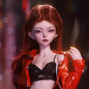 Muñeca BJD de resina 1/4 muñeca con rótula SD sexy estilo punk niña mujer regalo conjunto completo - Imagen 1 de 9