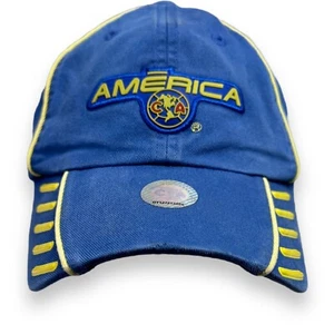 America FMF Hat Cap Adult Strap Back Blue Yellow Soccer Futbol Rhinox Adult - Picture 1 of 9