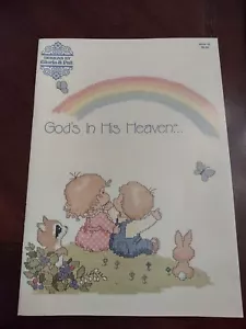 Precious Moments Cross Stitch Gloria & Pat 22 Designs God's In His Heaven - Picture 1 of 2