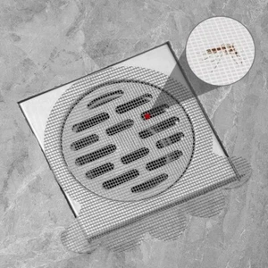 10Pcs Self-Adhesive Disposable Floor Drain Sticker Hair Clogging Filter Kitchen - Picture 1 of 12