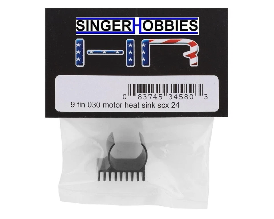 Hot Racing Sxtf030h01 Black 9 Fin 030 Motor Heat Sink Axial Scx24