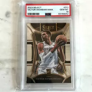 2023-24 Select Victor Wembanyama PSA 10 Gem Mint #311 Mezzanine RC Rookie Spurs - Picture 1 of 2