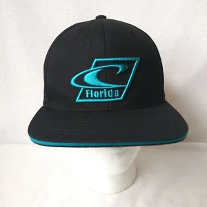 O'Neill Florida Hat Black Snapback Mens Mesh Trucker Skater - Picture 1 of 15