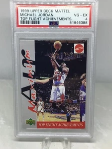 1999 UD Mattel Top Flight Achievements Michael Jordan PSA 4 (4 in all grades) - Picture 1 of 2