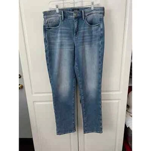 NYDJ Damen Girlfriend Jeans Lift x Tuck Technology gerades Bein Größe 8 neu ohne Etikett - Bild 1 von 7